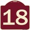 Signmission Designer Series Sign-Sign W/ Number Heavy-Gauge Aluminum Sign, 18" x 18", BU-1818-22904 A-DES-BU-1818-22904 - alternate 1